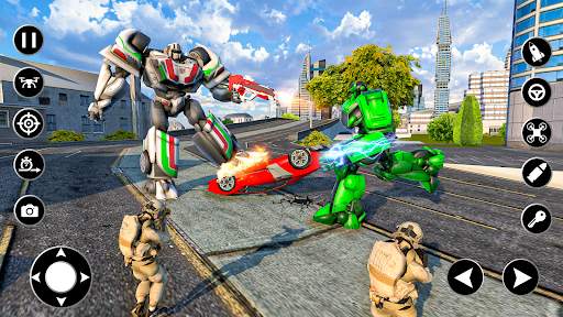 Transform Robot War Robot Game screenshot 2
