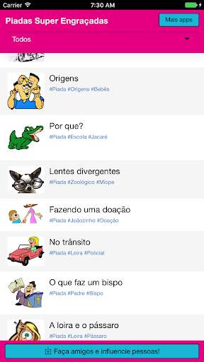 Piadas Super Engraçadas ZapZap screenshot 1