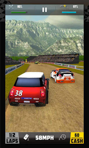 Thumb car race dirt drift VR screenshot 7