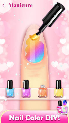 Nail Artist: Girl Games Salon Makeup Makeover screenshot 2
