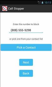 Call Stopper Lite screenshot 1