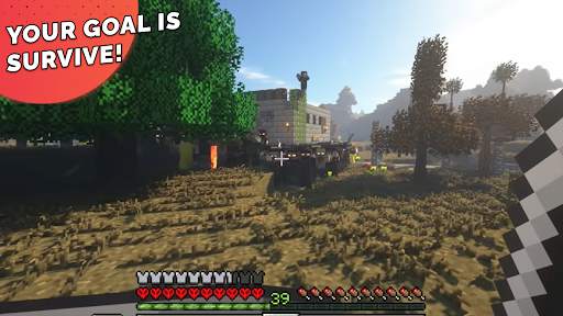Zombie apocalypse in minecraft screenshot 1