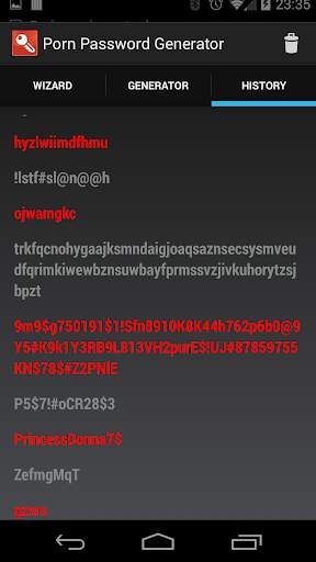Porn Star Password Generator screenshot 2