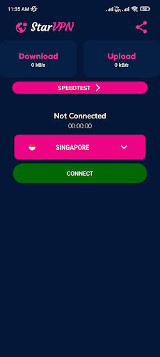 StarVPN - Fastest VPN service स्क्रीनशॉट 1