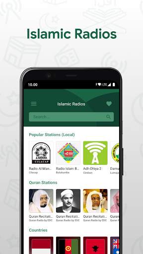Online Islamic Radios: Quran & Islamic Tunes screenshot 1