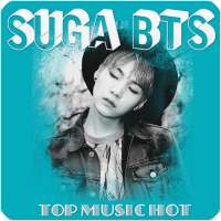 Suga BTS Top Music Hot logo
