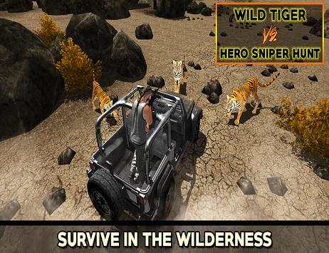 Wild Tiger Vs Hero Sniper Hunt screenshot 10