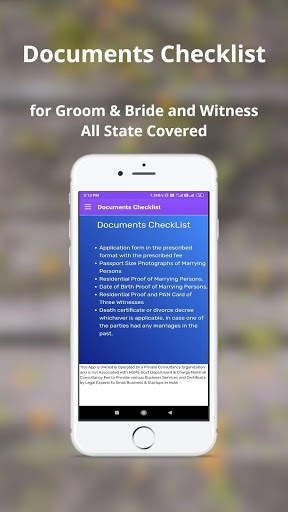 Marriage Registration Certificate Indian Guide App screenshot 4