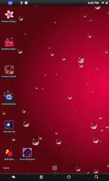 Water drops live wallpaper screenshot 3