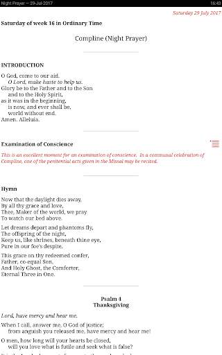 Catholic Calendar: Universalis screenshot 13