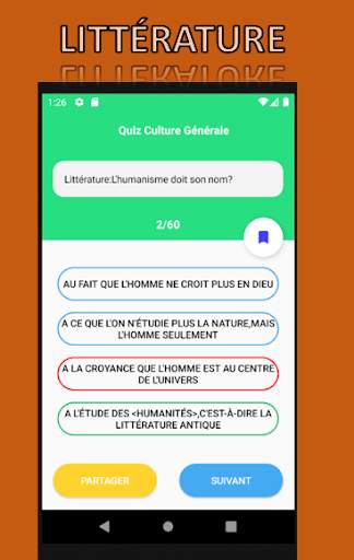 Quiz Culture Générale screenshot 4