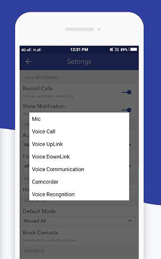 Auto Call Recorder : Hide App screenshot 4