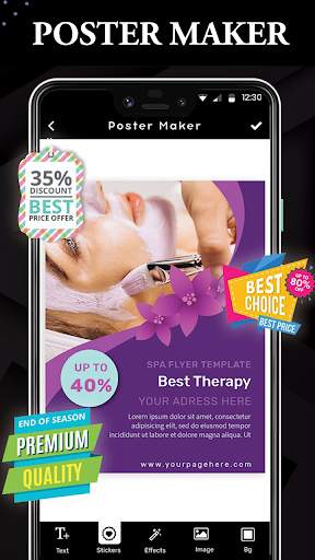 Flyer Maker, Poster Maker, Graphic Design ads App screenshot 6