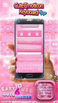 Cute Emoticon Keyboard App screenshot 5