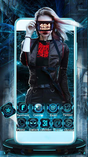 Tema, Wallpaper, ikon Error, Spy, Woman screenshot 2
