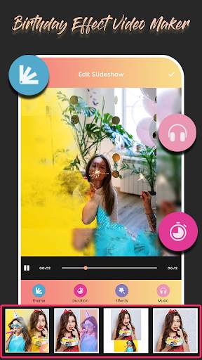 Birthday Effect Video Maker screenshot 5