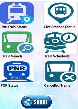 Indian Railway Live Train Status PNR Info screenshot 1