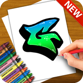 Learn to Draw Graffiti Letters icon