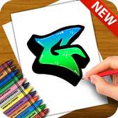 Learn to Draw Graffiti Letters on 9Apps