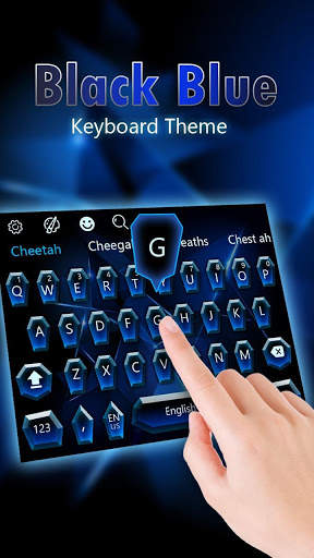Black Blue Keyboard स्क्रीनशॉट 2