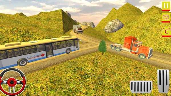OffRoad Uphill Euro Tourist Bus Driving Simulator screenshot 4