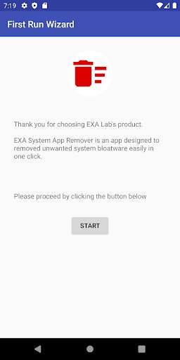 EXA System App Remover root screenshot 1