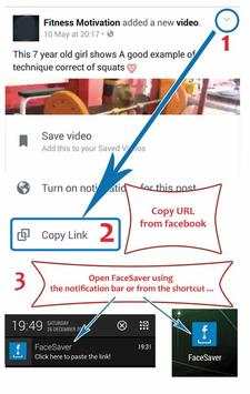FaceSaver for facebook screenshot 2