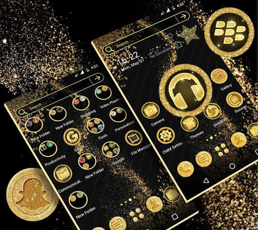 Glitter Launcher Theme screenshot 1