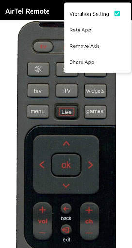Airtel SetupBox Remote India screenshot 4