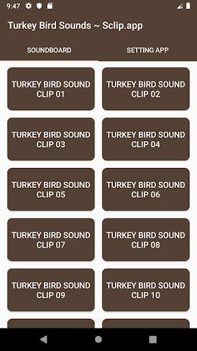 Turkey Bird Sound Collections ~ Sclip.app screenshot 1