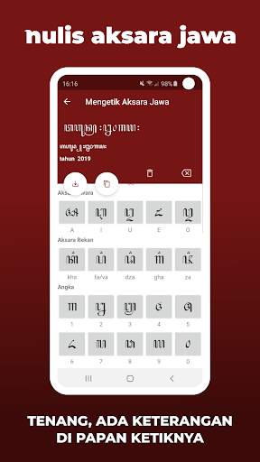Aksara Jawa Nulis Aksara Jawa screenshot 5