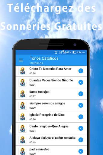 Sonneries cantiques catholiques screenshot 3