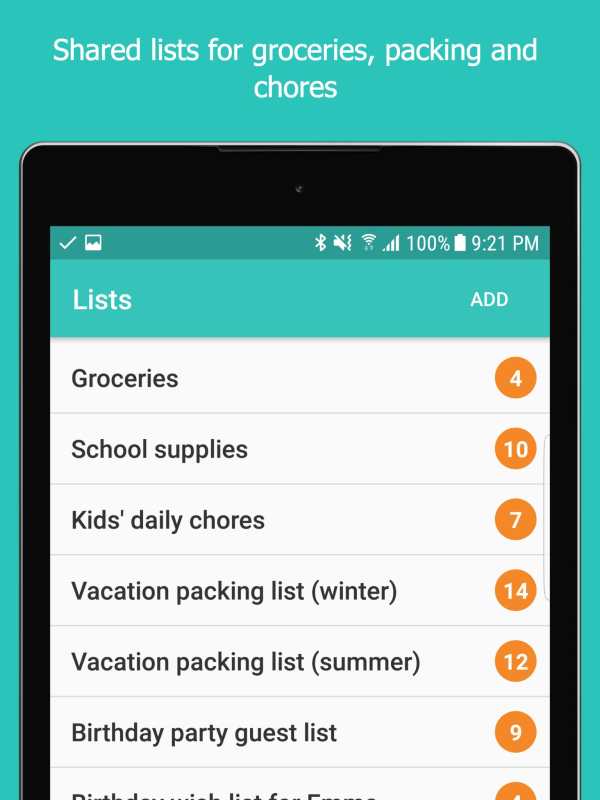 Calroo Family Organizer 8 تصوير الشاشة