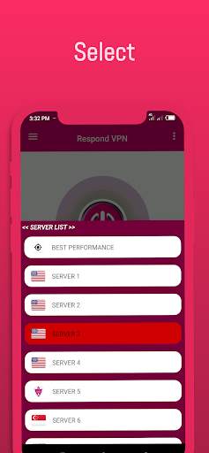 Respond VPN-Secure/private VPN screenshot 5