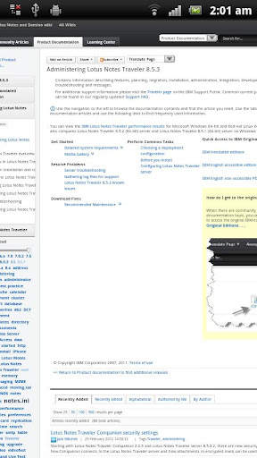 Lotus Notes Traveler - Sizer screenshot 5
