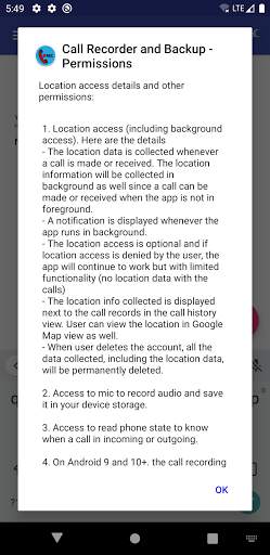 Call Recorder & Backup (works even on Android 10 ) screenshot 3