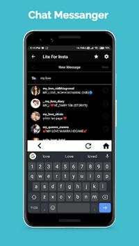 Lite for insta lite - Chat Messenger lite screenshot 3