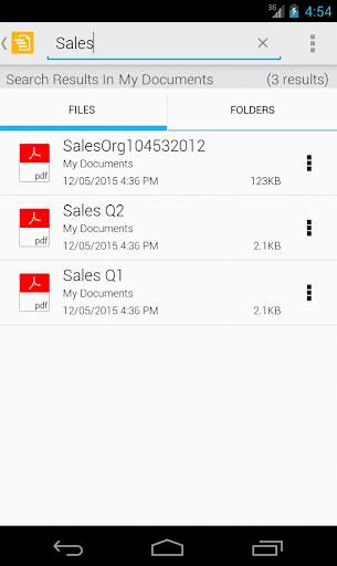 SAP Mobile Documents screenshot 3