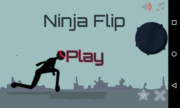 dark ninja Flip screenshot 1