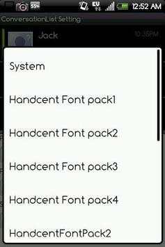 Handcent Font Pack4 скриншот 2