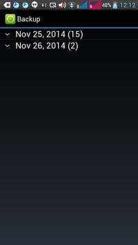 Backup Contact/Sms/Call Logs screenshot 2