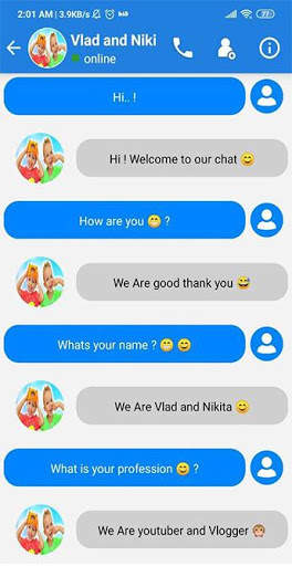 Vlad and Nikita Call and Chat Simulator screenshot 3