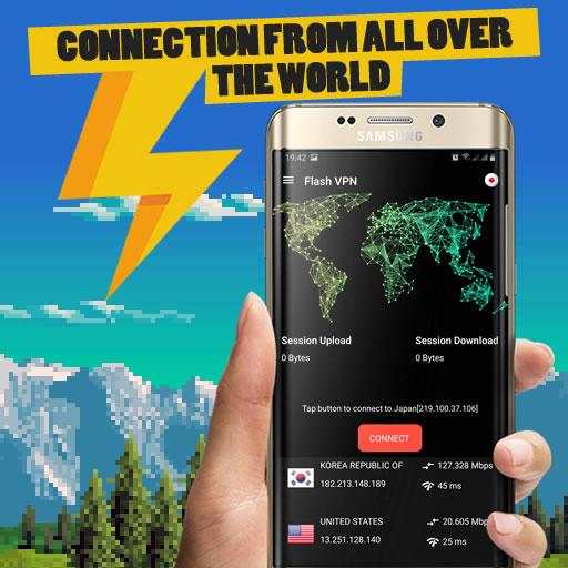 Flash VPN - Fast and Secure Connection screenshot 2
