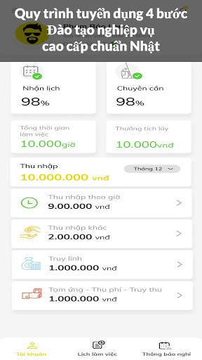 My Mori: App Nhân viên screenshot 2