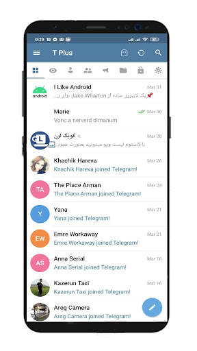 T Plus Messenger screenshot 1