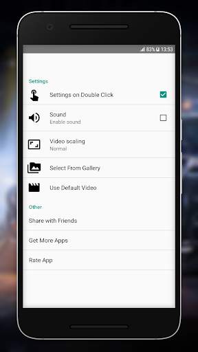 Street Racing Video Live Wallpaper screenshot 5