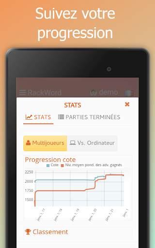 Rackword- Jeu de mots en ligne screenshot 11