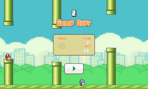 Flappy Two Birds скриншот 1