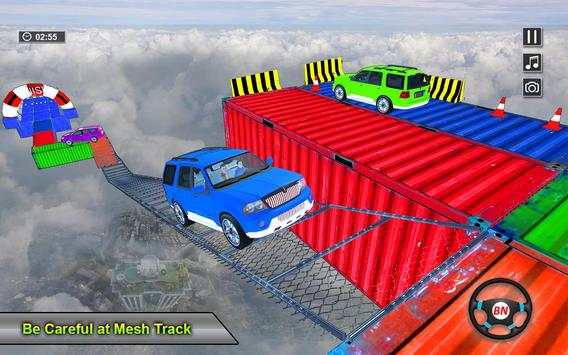 Prado Car Stunt Racing On Impossible Tracks screenshot 5