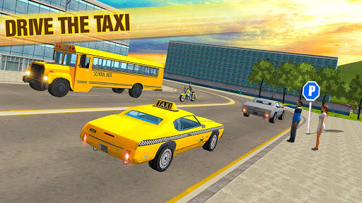 Mad Taxi Driving Simulator 3D screenshot 3